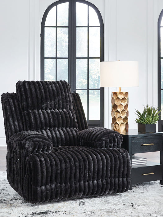 Rhine Falls - Onyx - Zero Wall Recliner - Tallahassee Discount Furniture (FL)