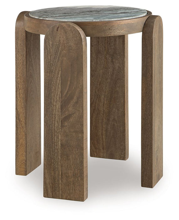 Gavrilley - Gray / White / Brown - Accent Table - Tallahassee Discount Furniture (FL)
