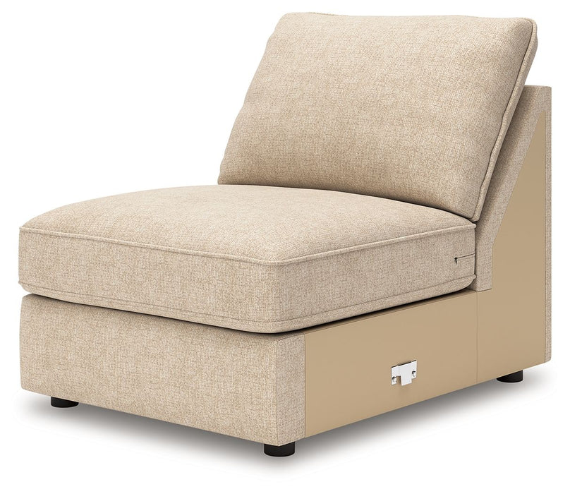 Seyler - Sand - Armless Chair - Tallahassee Discount Furniture (FL)