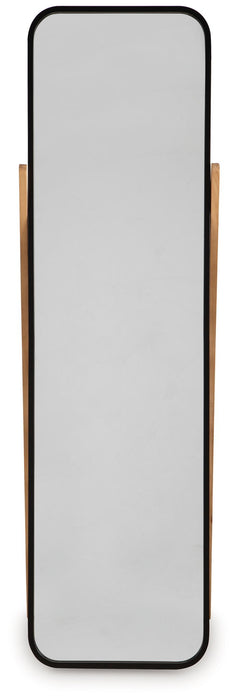 Bronick - Black / Brown - Floor Mirror - Tallahassee Discount Furniture (FL)