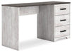 Shawburn - White / Dark Charcoal Gray - Home Office Desk - Tallahassee Discount Furniture (FL)