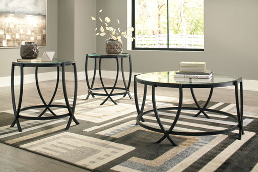 Tarrin - Occasional Table Set (Set of 3) - Black - Tallahassee Discount Furniture (FL)