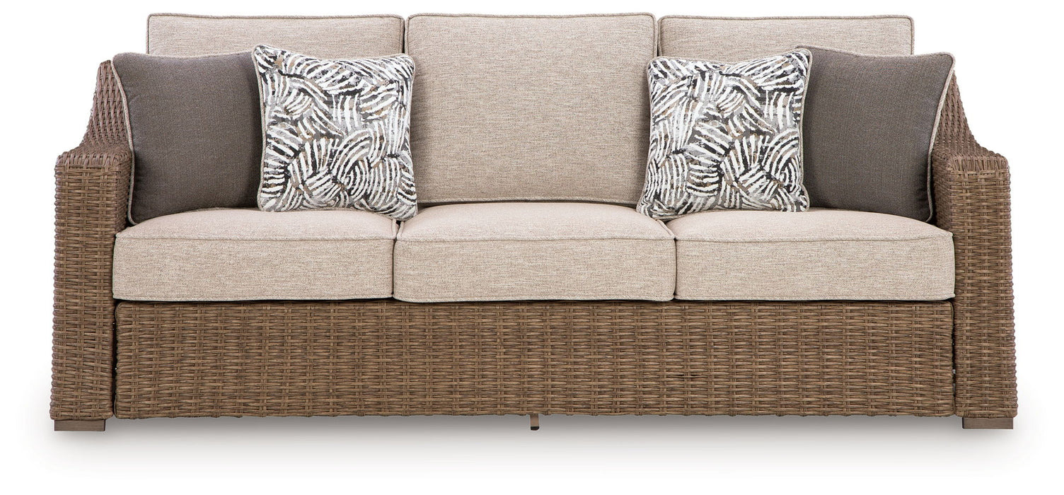 Laguna Heights - Sofa With Cushion - Beige - Tallahassee Discount Furniture (FL)