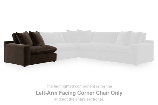 Maxton Heights - LAF Corner Chair - Bittersweet - Tallahassee Discount Furniture (FL)