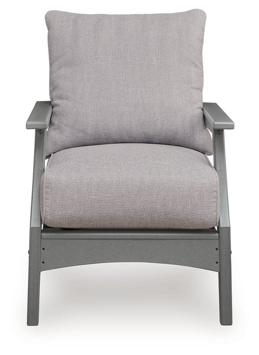 Cove Beach - Lounge Chair With Cushion (Set of 2) - Gray - Tallahassee Discount Furniture (FL)