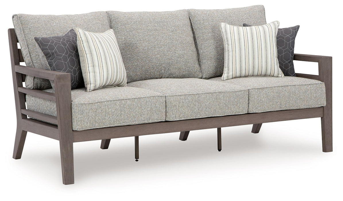 Hillside Barn - Gray / Brown - Sofa With Cushion - Tallahassee Discount Furniture (FL)