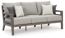 Hillside Barn - Gray / Brown - Sofa With Cushion - Tallahassee Discount Furniture (FL)