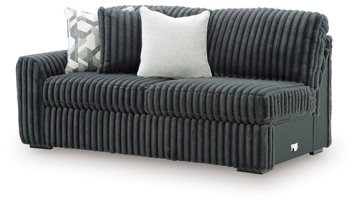 Midnight-Madness - LAF Sofa - Gunmetal - Tallahassee Discount Furniture (FL)