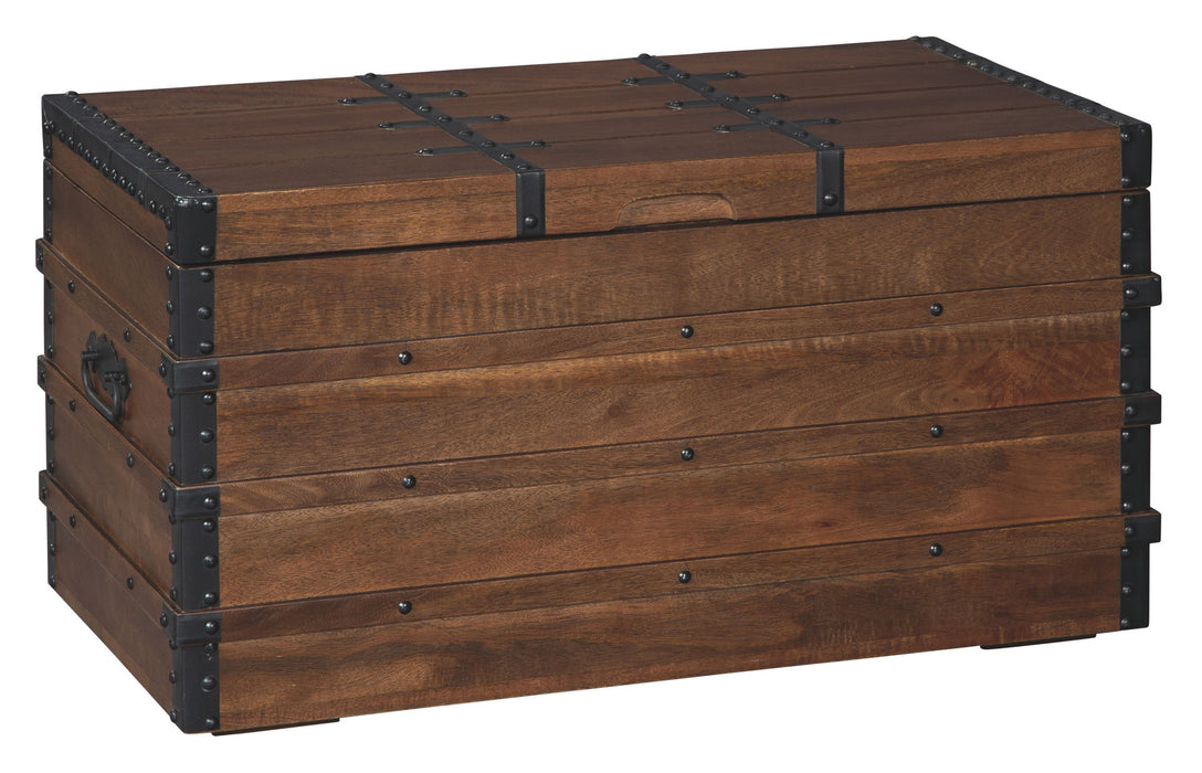 Kettleby - Brown - Storage Trunk - Tallahassee Discount Furniture (FL)