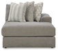 Avaliyah - Ash - Raf Corner Chaise - Tallahassee Discount Furniture (FL)