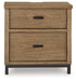Tomtyn - Light Brown - Two Drawer Night Stand - Tallahassee Discount Furniture (FL)
