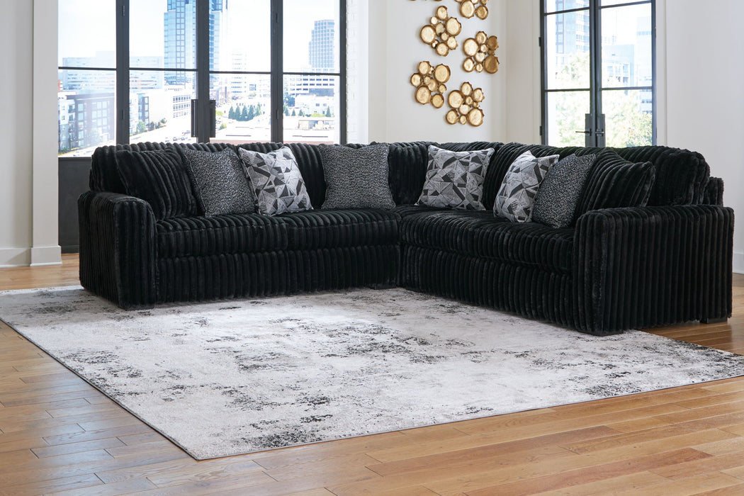 Midnight-Madness - Sectional Set - Tallahassee Discount Furniture (FL)