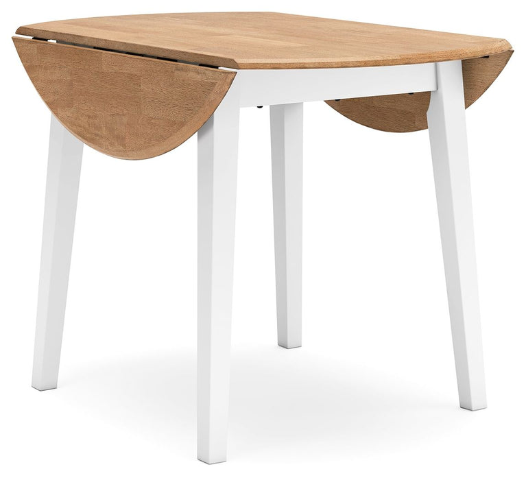 Gesthaven - Round Dining Room Drop Leaf Table Set - Tallahassee Discount Furniture (FL)