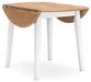 Gesthaven - Round Dining Room Drop Leaf Table Set - Tallahassee Discount Furniture (FL)