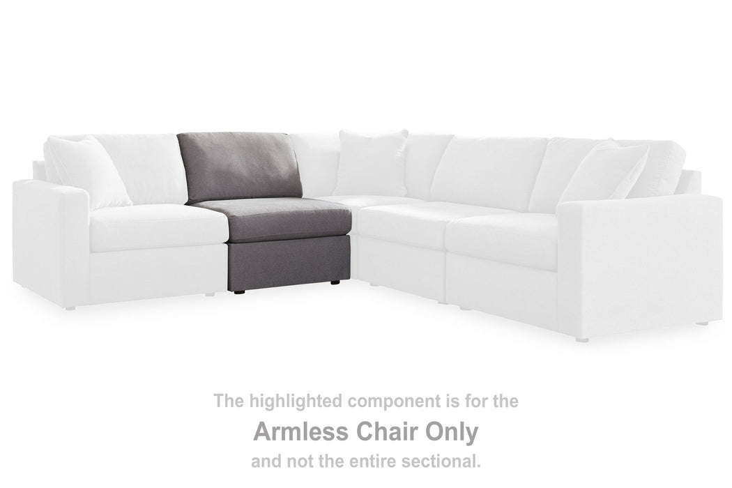 Modmax - Granite - Armless Chair - Tallahassee Discount Furniture (FL)