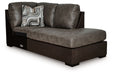 Castille Way - RAF Corner Chaise - Fossil - Tallahassee Discount Furniture (FL)
