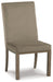 Chrestner - Dining UPH Side Chair (Set of 2) - Gray / Brown - Tallahassee Discount Furniture (FL)