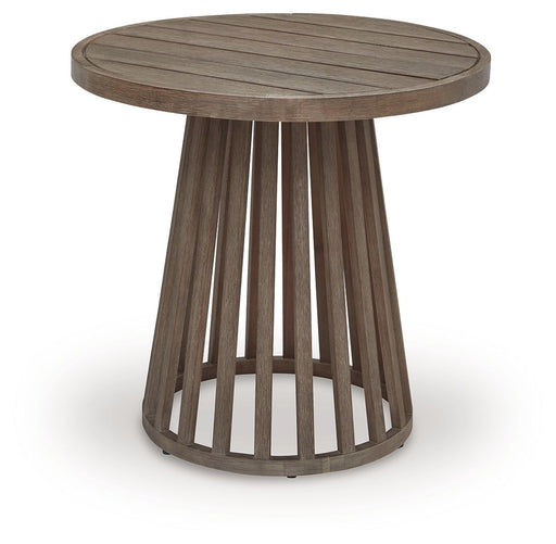 Joy Lagoon - Outdoor Chairs With Cushions/Table (Set of 3) - Beige - Tallahassee Discount Furniture (FL)