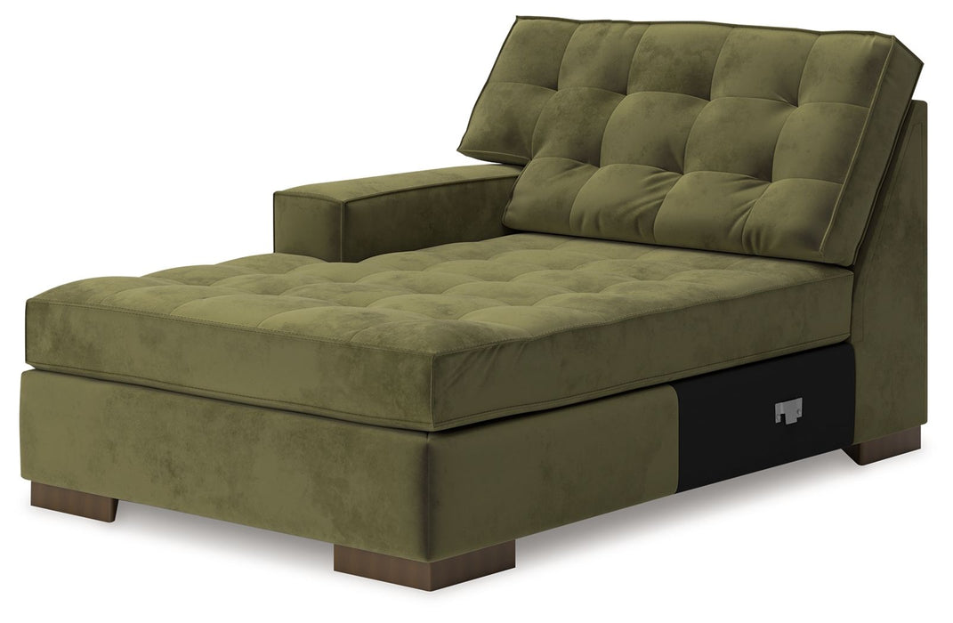 Caspian-Town - Olive - LAF Corner Chaise - Tallahassee Discount Furniture (FL)
