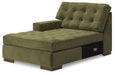 Caspian-Town - Olive - LAF Corner Chaise - Tallahassee Discount Furniture (FL)