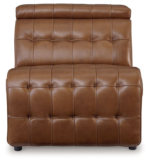 Temmpton - Chocolate - Armless Chair / Manual Headrest - Tallahassee Discount Furniture (FL)