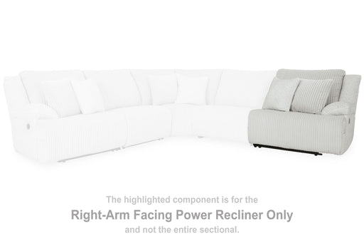 Top Tier - Alloy - Raf Zero Wall Power Recliner - Tallahassee Discount Furniture (FL)