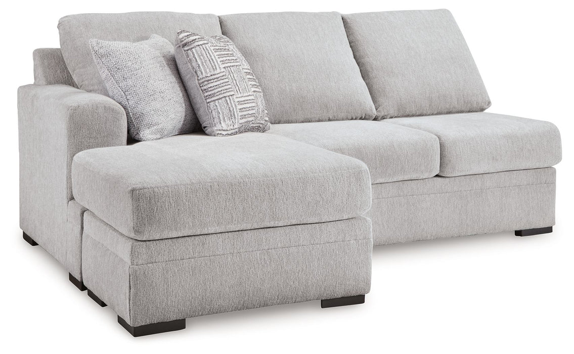 Gabyleigh - Nickel - Laf Sofa Chaise - Tallahassee Discount Furniture (FL)