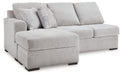 Gabyleigh - Nickel - Laf Sofa Chaise - Tallahassee Discount Furniture (FL)