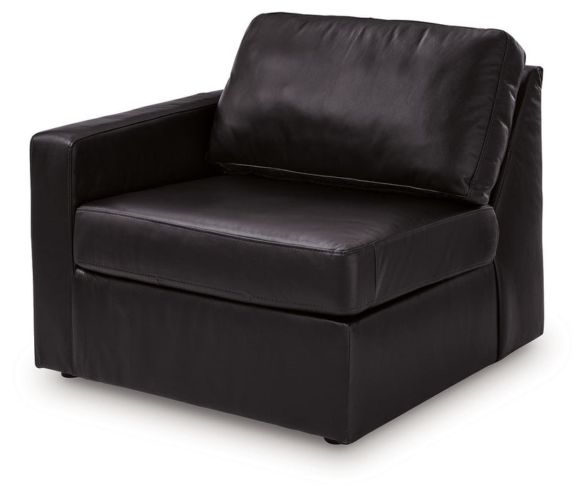 ModMax II - LAF Corner Chair - Black - Tallahassee Discount Furniture (FL)