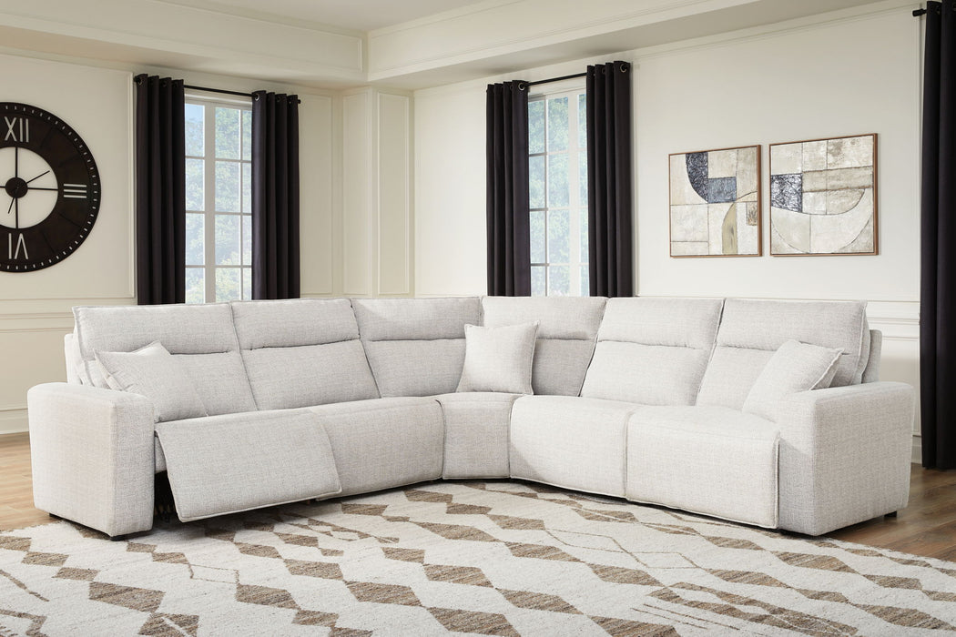 Modmax II - Reclining Sectional - Stone - Tallahassee Discount Furniture (FL)