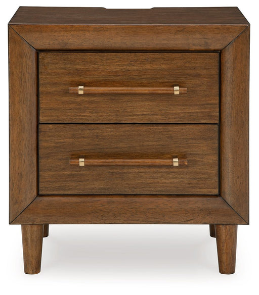 Lyncott - Brown - Two Drawer Night Stand - Tallahassee Discount Furniture (FL)