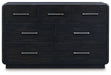 Rowanbeck - Black - Dresser - Tallahassee Discount Furniture (FL)