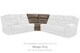 Ravenel - Wedge - Faux Leather - Fossil - Tallahassee Discount Furniture (FL)