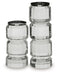 Brentley - Clear / Silver Finish - Candle Holder Set (Set of 2) - Tallahassee Discount Furniture (FL)