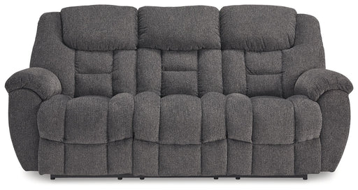 Foreside - Charcoal - Reclining Sofa - Tallahassee Discount Furniture (FL)