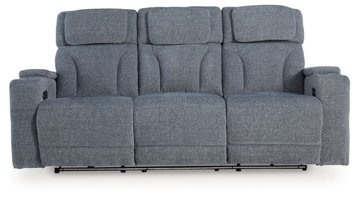 Studio Cave - Steel - Power Reclining Sofa - Tallahassee Discount Furniture (FL)