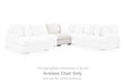 Misty-Lakes - Armless Chair - Chalk - Tallahassee Discount Furniture (FL)