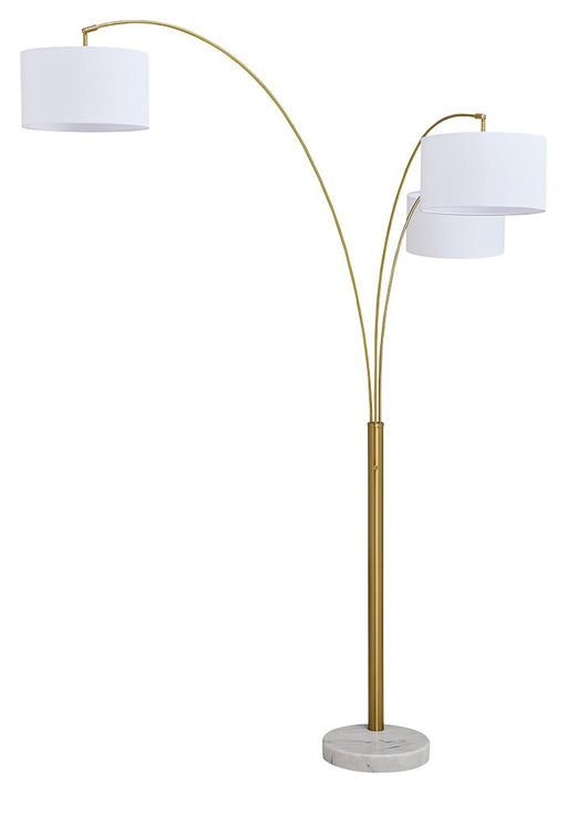 Valo - Metal Arc Lamp - Gold Finish - Tallahassee Discount Furniture (FL)