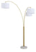 Valo - Metal Arc Lamp - Gold Finish - Tallahassee Discount Furniture (FL)