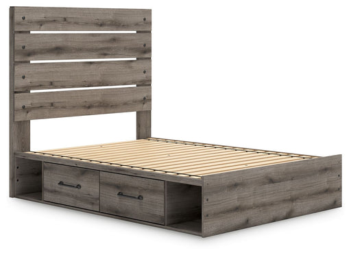 Graystorm - Panel Bed With Storage - Tallahassee Discount Furniture (FL)