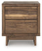 Chirason - Brown - Two Drawer Night Stand - Tallahassee Discount Furniture (FL)