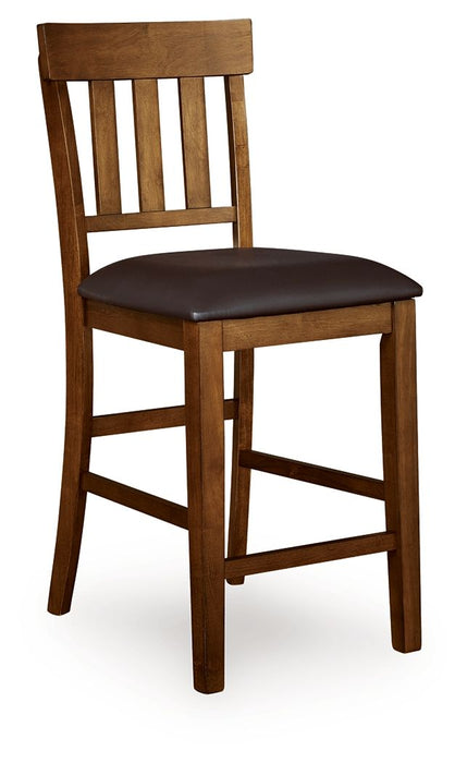 Ralene - Upholstered Barstool (Set of 2) - Medium Brown - Tallahassee Discount Furniture (FL)