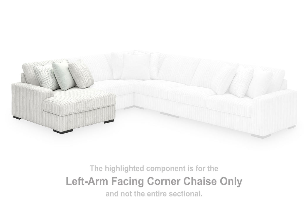 Stupendous - Alloy - LAF Corner Chaise - Tallahassee Discount Furniture (FL)