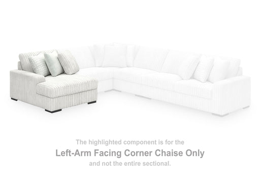 Stupendous - Alloy - LAF Corner Chaise - Tallahassee Discount Furniture (FL)
