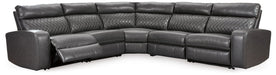 Samperstone - Power Reclining Sectional - Tallahassee Discount Furniture (FL)
