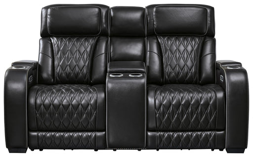 Boyington - Power Reclining Loveseat With Console/Adj Hdrst - Tallahassee Discount Furniture (FL)