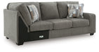Clarington - RAF Sofa With Corner Wedge - Greystone - Tallahassee Discount Furniture (FL)