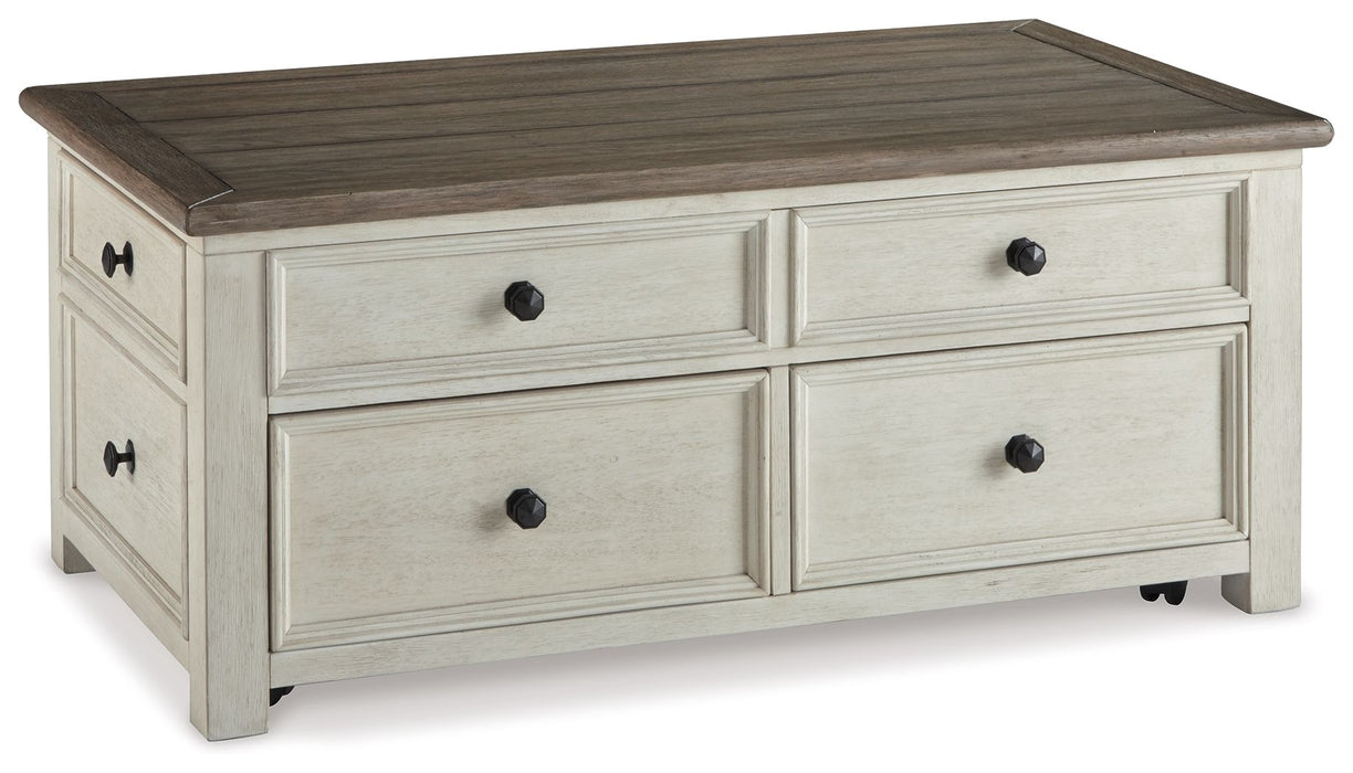 Bolanburg - White / Brown / Beige - Lift Top Cocktail Table - Tallahassee Discount Furniture (FL)