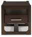 Breckington - Square End Table - Dark Brown - Tallahassee Discount Furniture (FL)