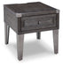 Todoe - Rectangular End Table - Dark Gray - Tallahassee Discount Furniture (FL)